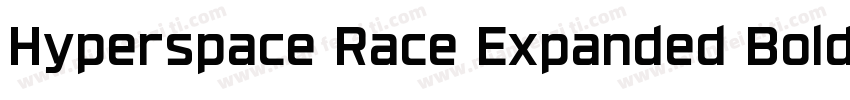 Hyperspace Race Expanded Bold字体转换